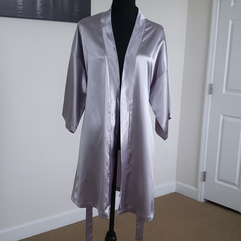 Silver Chemise with Robe - Picture 5 of 6